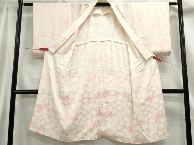 平和屋着物■長襦袢 無双仕立て 楓尽くし 正絹 逸品 DABC0704qa