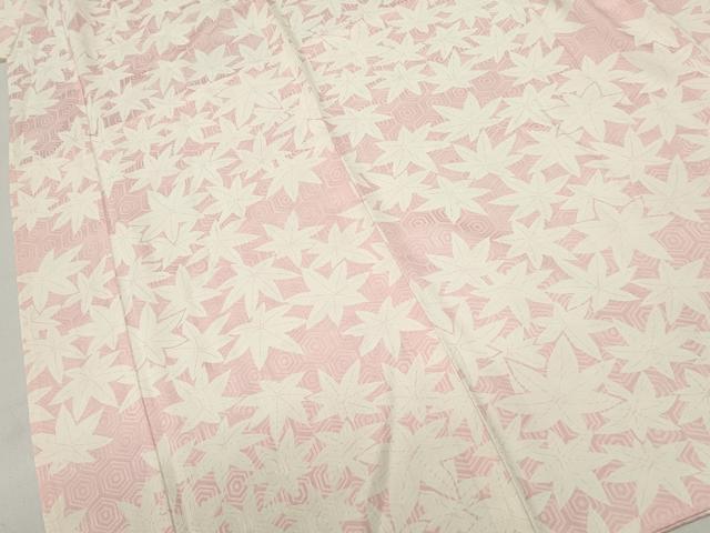 平和屋着物■長襦袢 無双仕立て 楓尽くし 正絹 逸品 DABC0704qa