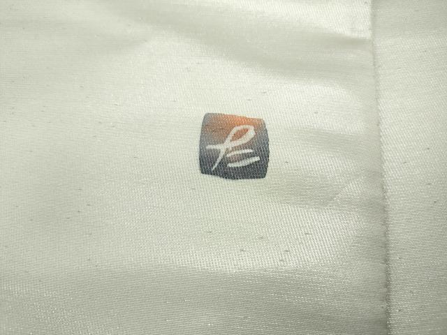平和屋着物◎太鼓柄袋帯　枝花文　正絹　逸品　DABC0736qa