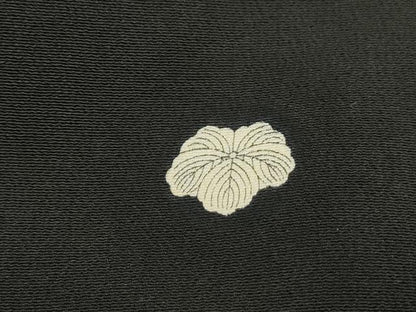平和屋着物■豪華黒留袖　駒刺繍　屏風花文　金彩　正絹　逸品　DABC0843qa