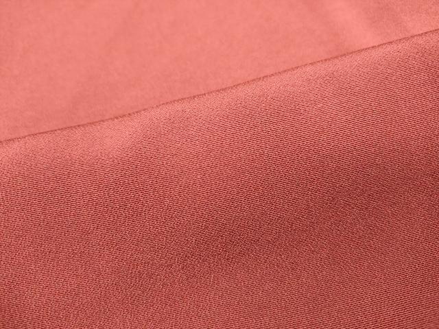 平和屋着物■上質な色無地 海老茶色 正絹 逸品 DABC0852qa