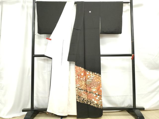 平和屋着物■豪華黒留袖　宝尽くし天井花文　松竹梅　金彩　正絹　逸品　DABC0861qa