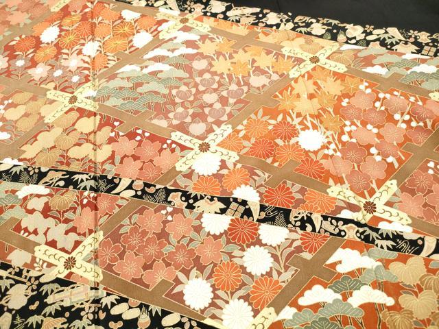 平和屋着物■豪華黒留袖　宝尽くし天井花文　松竹梅　金彩　正絹　逸品　DABC0861qa