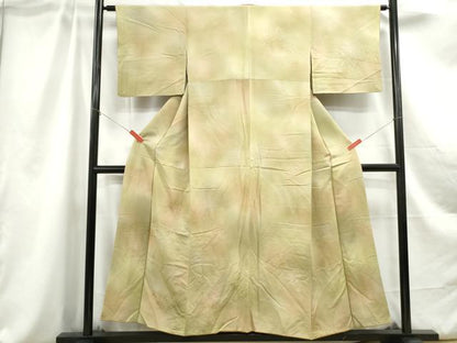 平和屋着物■上質な小紋 樹林地紋 暈し染め 正絹 逸品 DABC0878qa