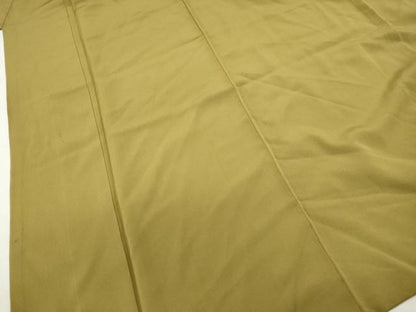 平和屋着物■上質な色無地 梅幸茶色 正絹 逸品 DABC0898qa