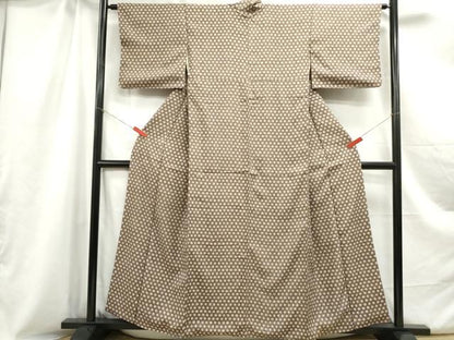 平和屋着物■上質な小紋 花尽くし 正絹 逸品 DABC0914qa