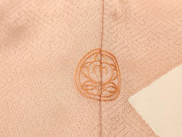 平和屋着物■訪問着 刺繍 熨斗花松文 金彩 正絹 逸品 DABC0923qa