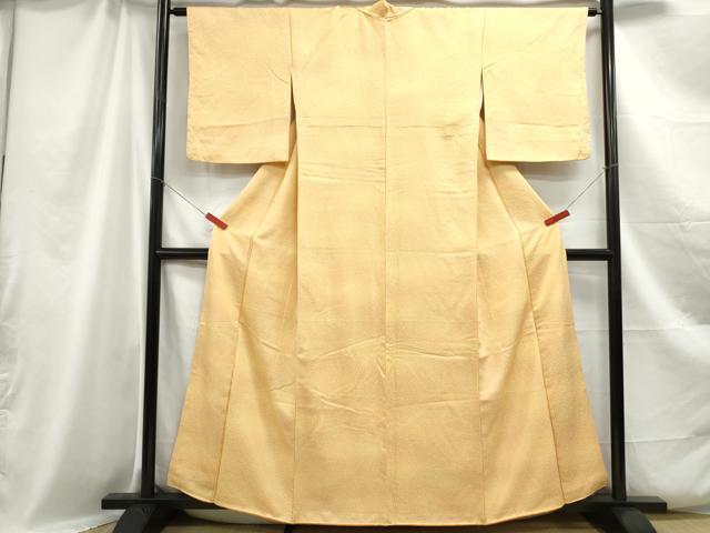 平和屋着物■上質な小紋 霞地紋 暈し染め 正絹 逸品 DABC0941qa