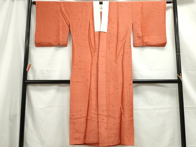 平和屋着物■長襦袢　無双仕立て　折り鶴　正絹　逸品　DABC0972qa