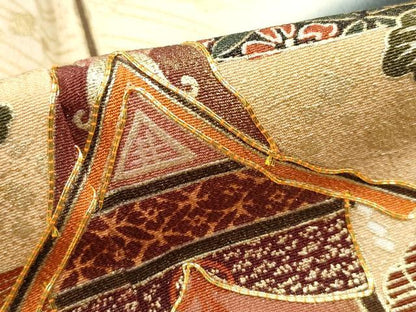 平和屋着物■豪華黒留袖 駒刺繍 地紙舞花文 暈し染め 金銀彩 正絹 逸品 DABC0990qa