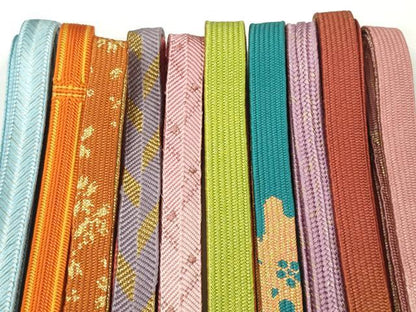 平和屋着物●和装小物　帯締め10本セット　手組紐　組紐　高麗組　笹浪組　金糸　逸品　未使用　DABC1033zzz