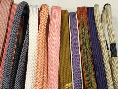 平和屋着物●和装小物　帯締め20本セット　高麗組　観世組　あわじ玉　小田巻　金糸　逸品　DABC1046zzz