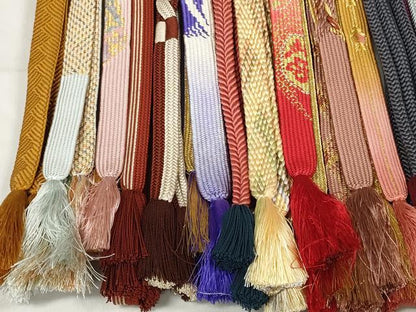 平和屋着物●和装小物　帯締め20本セット　高麗組　観世組　あわじ玉　小田巻　金糸　逸品　DABC1046zzz