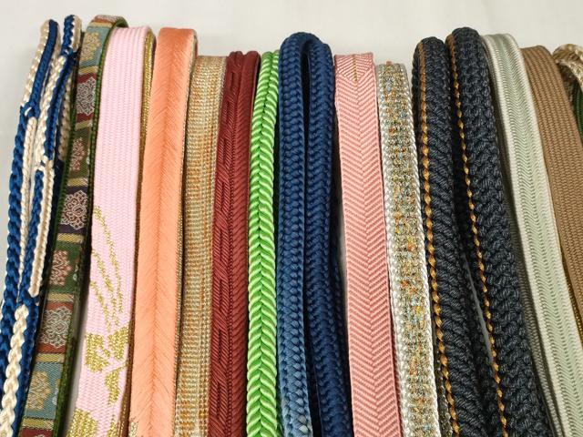 平和屋着物●和装小物 帯締め20本セット 高麗組 笹浪組 奈良組 観世組 金糸 逸品 DABC1052zzz