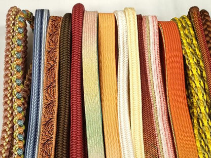 平和屋着物●和装小物　帯締め20本セット　高麗組　金銀糸　逸品　DABC1054zzz