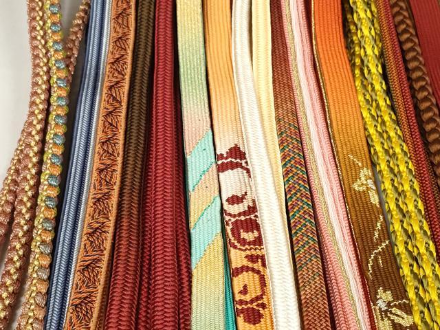平和屋着物●和装小物　帯締め20本セット　高麗組　金銀糸　逸品　DABC1054zzz