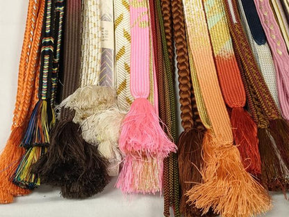 平和屋着物●和装小物　帯締め20本セット　高麗組　笹浪組　亀甲組　鴨川組　金銀糸　逸品　DABC1055zzz