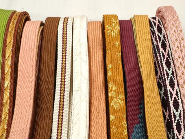 平和屋着物●和装小物 帯締め20本セット 高麗組 奈良組 鎌倉組 金糸 逸品 DABC1056zzz
