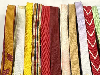 平和屋着物●和装小物 帯締め20本セット 高麗組 笹浪組 金糸 逸品 DABC1060zzz