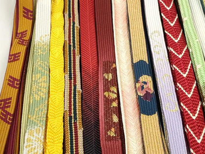 平和屋着物●和装小物 帯締め20本セット 高麗組 笹浪組 金糸 逸品 DABC1060zzz