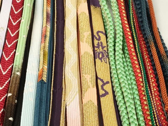 平和屋着物●和装小物 帯締め20本セット 高麗組 笹浪組 金糸 逸品 DABC1060zzz