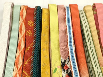 平和屋着物●和装小物 帯締め20本セット 高麗組 観世組 唐組 金糸 逸品 DABC1061zzz