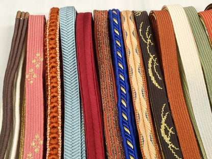 平和屋着物●和装小物　帯締め20本セット　高麗組　金糸　逸品　DABC1063zzz
