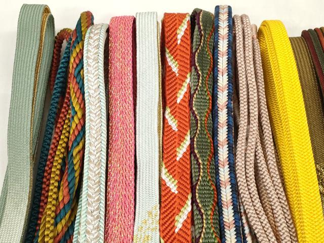 平和屋着物●和装小物　帯締め20本セット　高麗組　笹浪組　冠組　金銀糸　逸品　DABC1064zzz