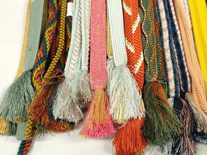 平和屋着物●和装小物　帯締め20本セット　高麗組　笹浪組　冠組　金銀糸　逸品　DABC1064zzz