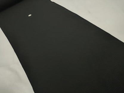 平和屋着物＊夏物 黒紋付 黒反物 着尺 駒絽 丸重染 逸品 未使用 DABC1070zzz