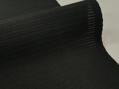 平和屋着物＊夏物 黒紋付 黒反物 着尺 駒絽 丸重染 逸品 未使用 DABC1070zzz