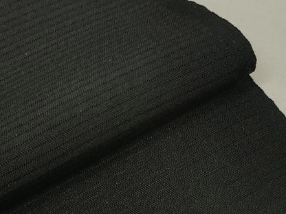 平和屋着物＊夏物 黒紋付 黒反物 着尺 駒絽 丸重染 逸品 未使用 DABC1070zzz
