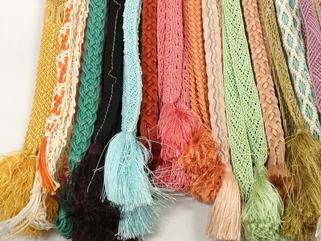 平和屋着物＊夏物 和装小物 帯締め20本セット レース織 金糸 逸品 DABC1081zzz