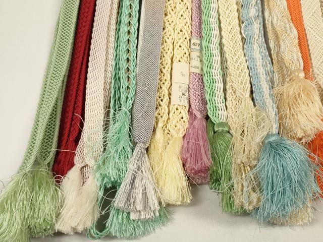 平和屋着物＊夏物 和装小物 帯締め20本セット レース織 金糸 逸品 DABC1082zzz