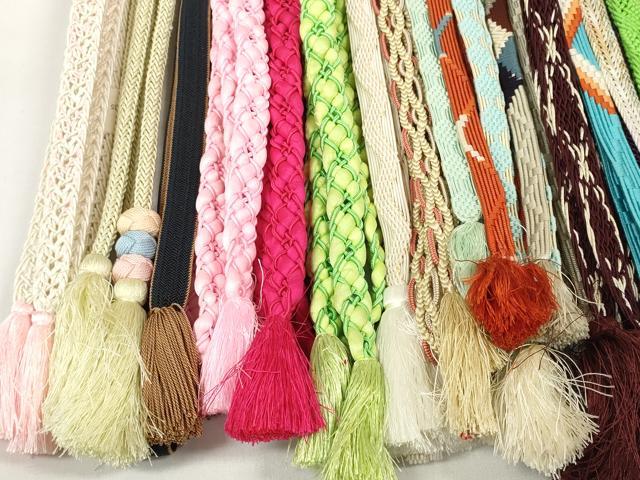 平和屋着物＊夏物 和装小物 帯締め20本セット レース織 銀糸 逸品 DABC1084zzz