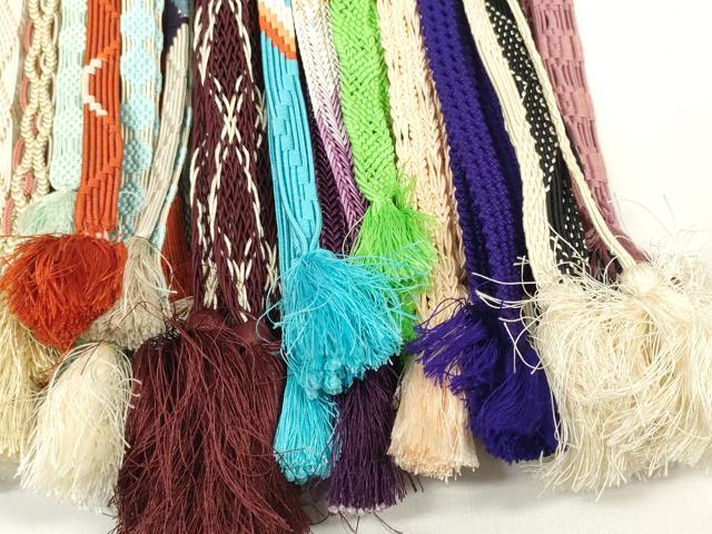 平和屋着物＊夏物 和装小物 帯締め20本セット レース織 銀糸 逸品 DABC1084zzz