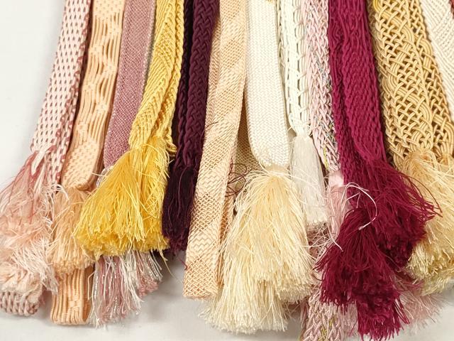 平和屋着物＊夏物 和装小物 帯締め20本セット レース織 金糸 逸品 DABC1086zzz