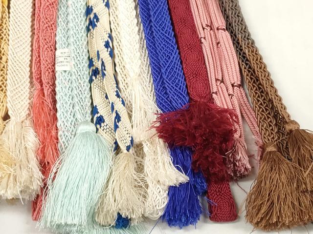 平和屋着物＊夏物 和装小物 帯締め20本セット レース織 金糸 逸品 DABC1086zzz