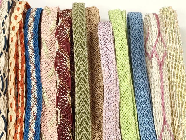 平和屋着物＊夏物 和装小物 帯締め20本セット レース織 金糸 逸品 DABC1089zzz