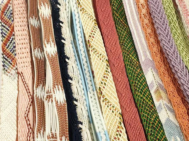 平和屋着物＊夏物　和装小物　帯締め20本セット　レース織　金銀糸　逸品　DABC1090zzz