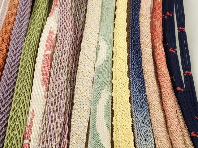 平和屋着物＊夏物　和装小物　帯締め20本セット　レース織　金銀糸　逸品　DABC1090zzz