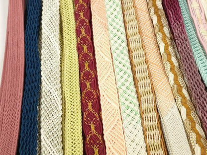 平和屋着物＊夏物　和装小物　帯締め20本セット　レース織　銀糸　逸品　DABC1091zzz