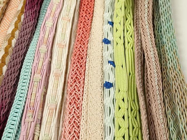 平和屋着物＊夏物　和装小物　帯締め20本セット　レース織　銀糸　逸品　DABC1091zzz