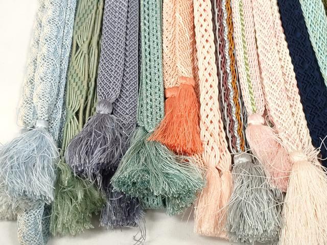 平和屋着物＊夏物　和装小物　帯締め20本セット　レース織　金銀糸　逸品　DABC1092zzz