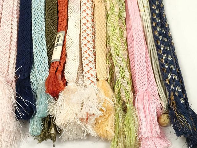 平和屋着物＊夏物　和装小物　帯締め20本セット　レース織　金銀糸　逸品　DABC1092zzz