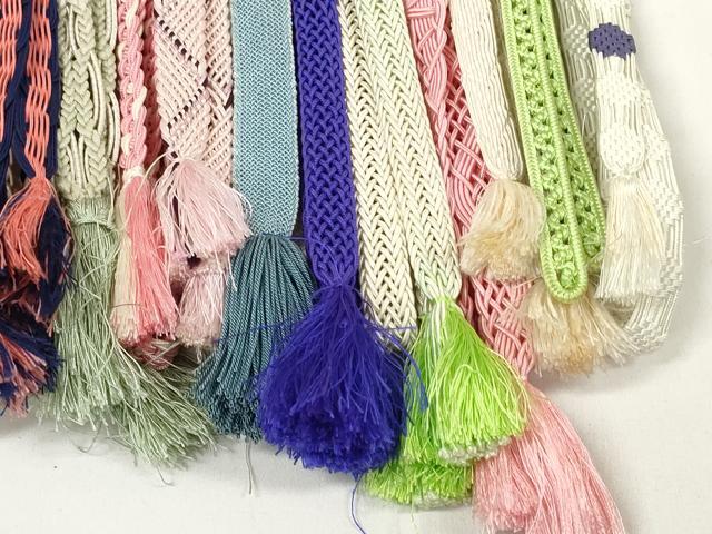 平和屋着物＊夏物 和装小物 帯締め20本セット レース織 金糸 逸品 DABC1093zzz
