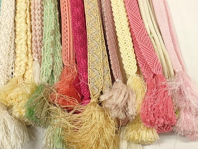 平和屋着物＊夏物 和装小物 帯締め20本セット レース織 金糸 逸品 DABC1094zzz