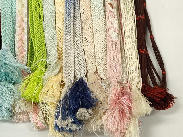 平和屋着物＊夏物 和装小物 帯締め20本セット レース織 金糸 逸品 DABC1095zzz