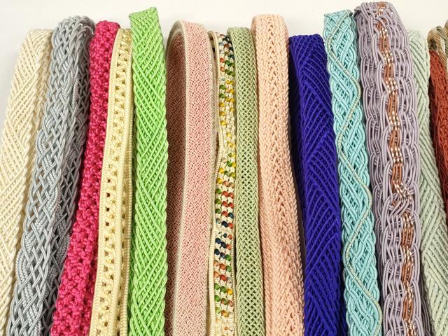 平和屋着物＊夏物 和装小物 帯締め20本セット レース織 金糸 逸品 DABC1097zzz