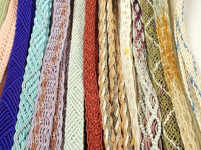 平和屋着物＊夏物 和装小物 帯締め20本セット レース織 金糸 逸品 DABC1097zzz